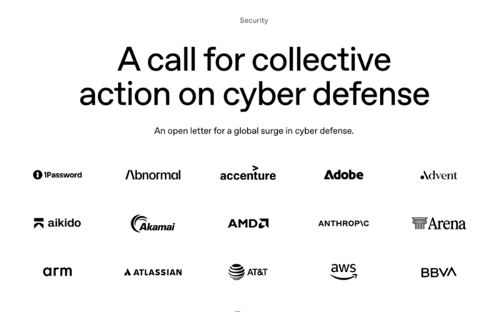 A call for collective action on cyber defense from tech giants