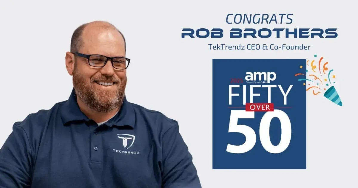 Rob Brothers of TekTrendz named to Fifty Over 50
