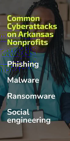 Common cyberattacks on Arkansas nonprofits