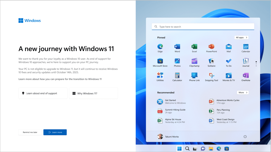 Windows 10 ends support